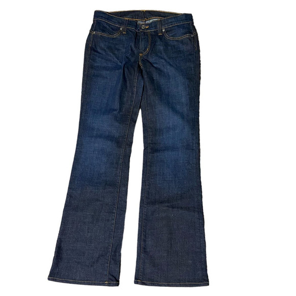 We The People Midnight Wash Low Rise Bling Back Detail Bootcut Jeans Size 29 - Picture 2 of 6